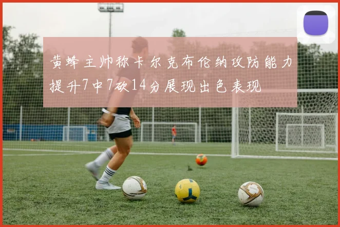 黄蜂主帅称卡尔克布伦纳攻防能力提升7中7砍14分展现出色表现